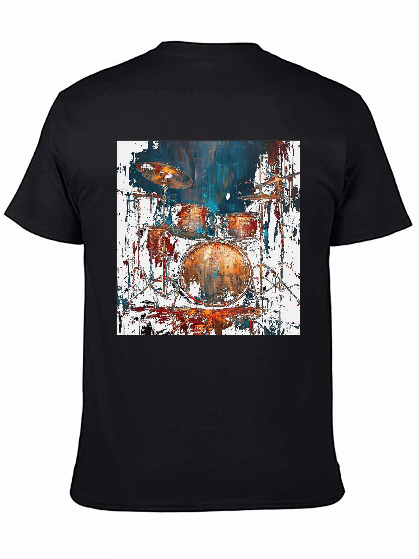 Abstract Drum Set Graphic Tee