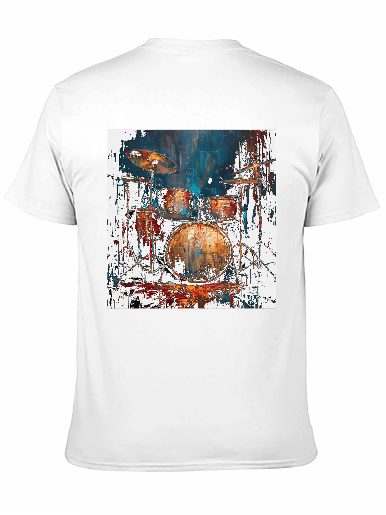Abstract Drum Set Graphic Tee