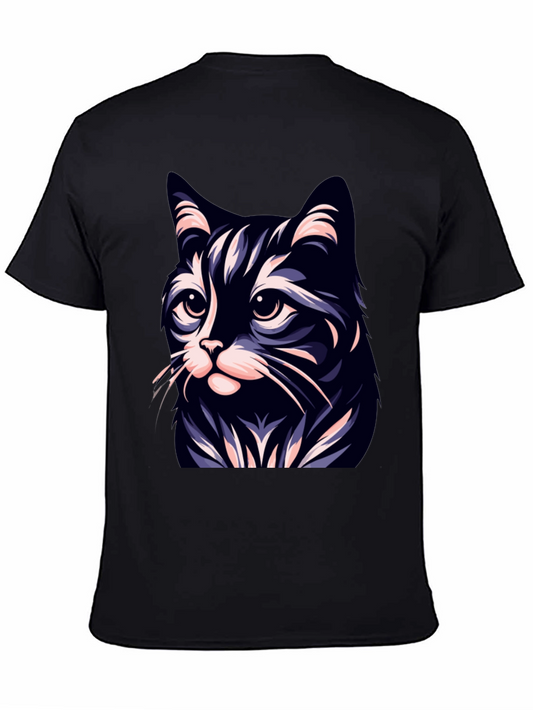 Cool Cat T-Shirt - Black - Stylish Cat Design