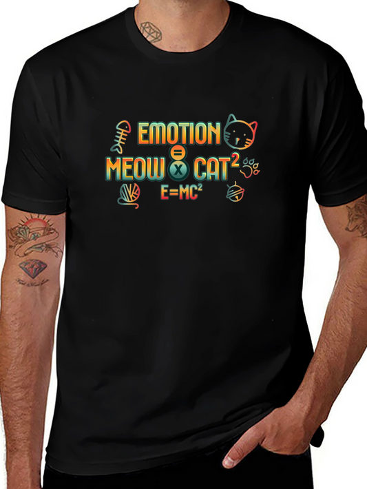 Emotion Meow Cat Funny T-Shirt