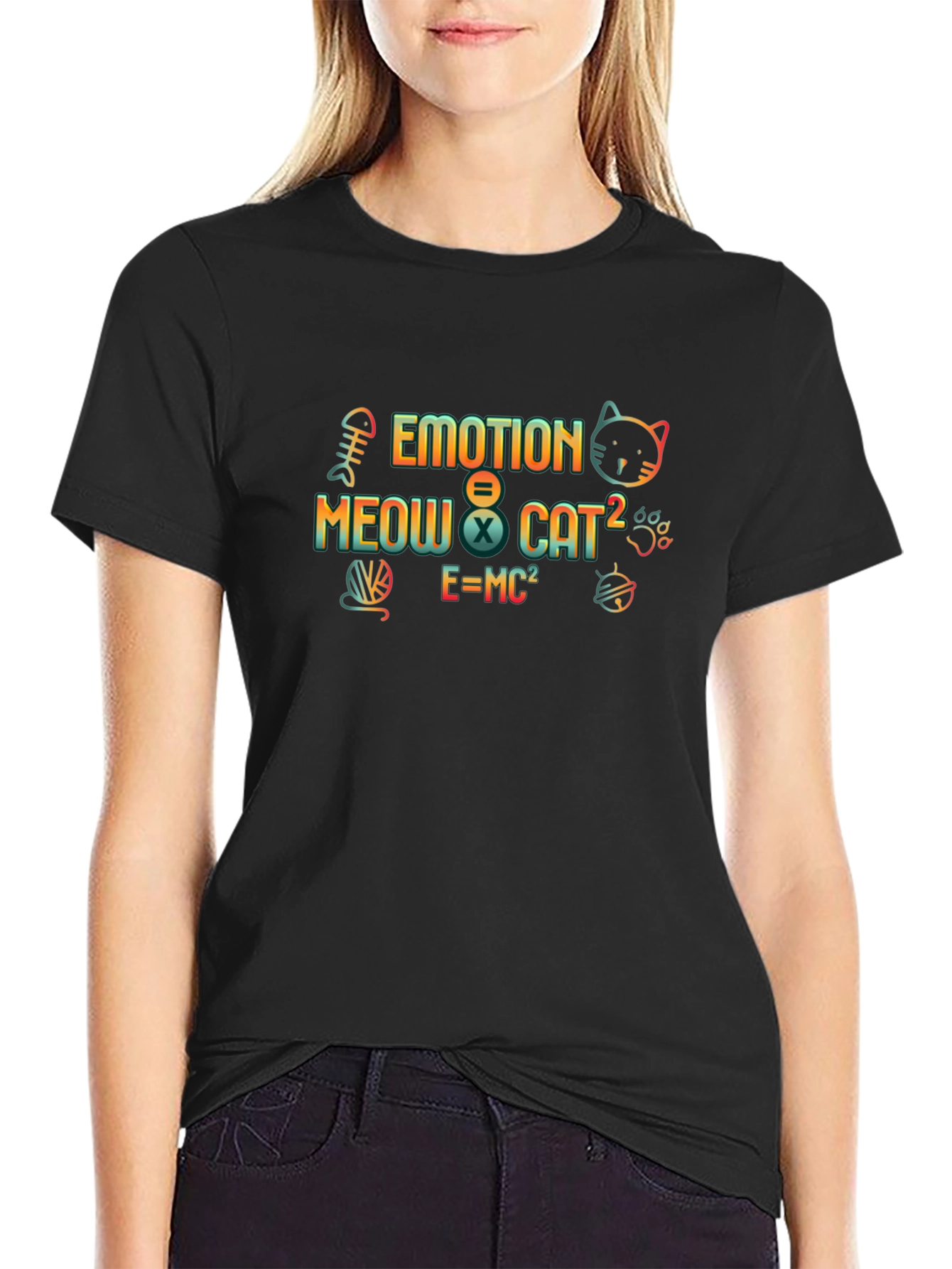 Emotion Meow Cat Funny T-Shirt