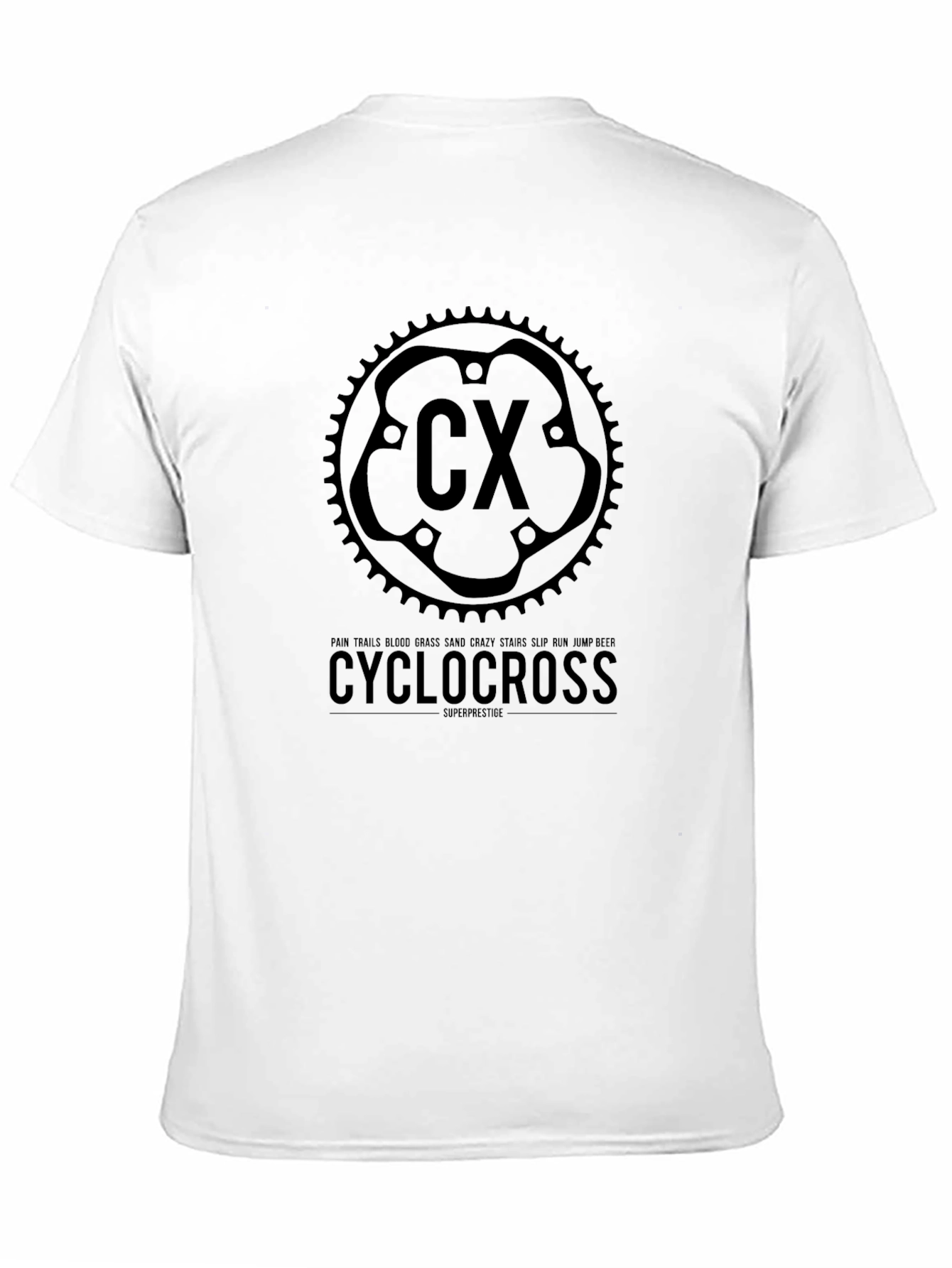 Cyclocross Graphic Tee - Black Casual T-Shirt