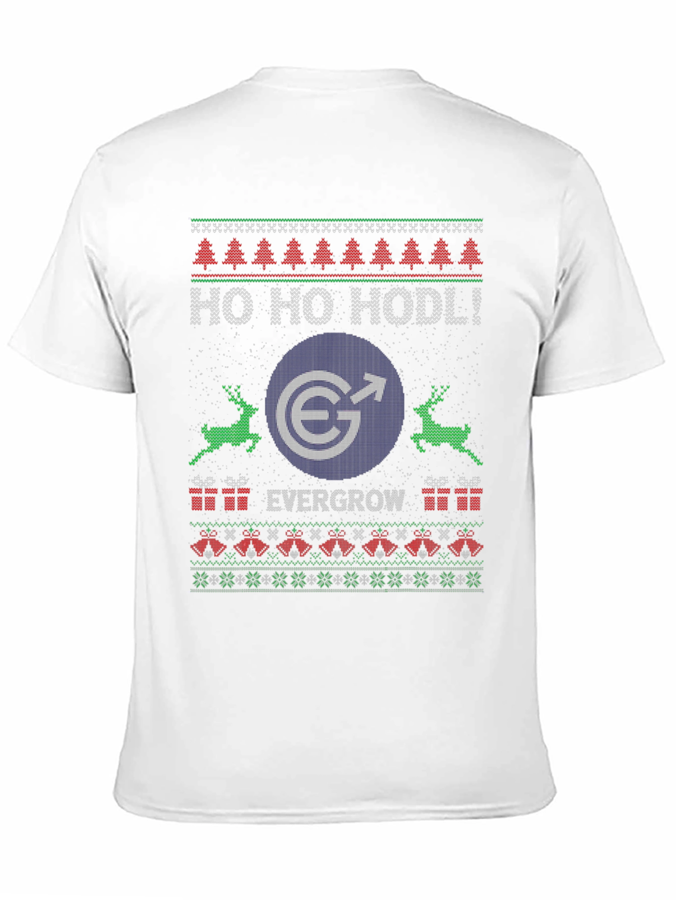 Evergrow Coin HODL Ugly Christmas Sweater T-Shirt