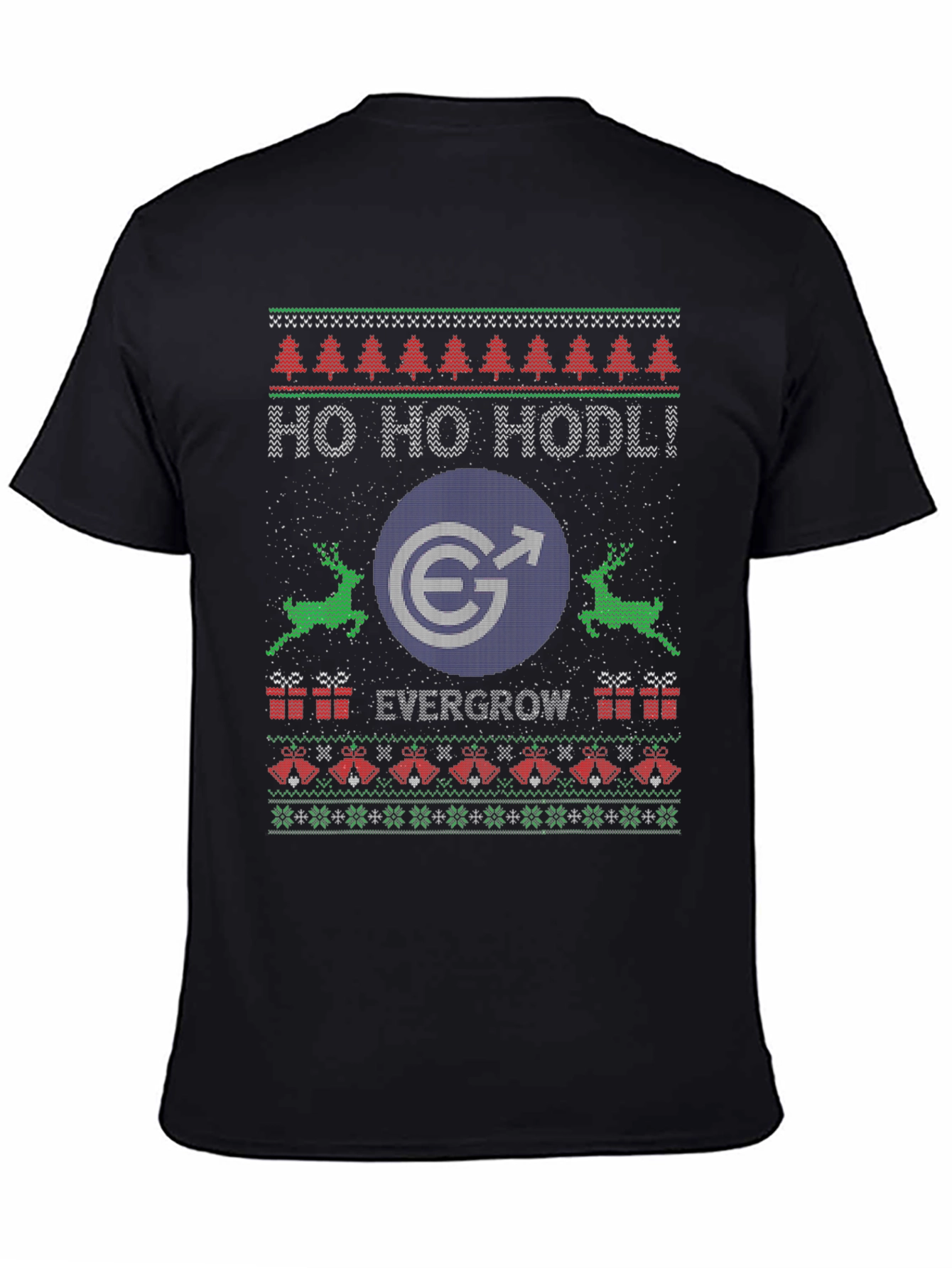 Evergrow Coin HODL Ugly Christmas Sweater T-Shirt