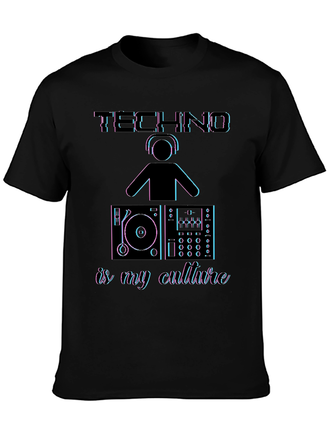 Techno Is My Culture Graphic T-Shirt