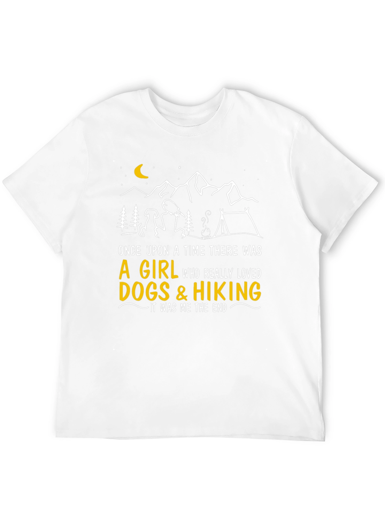 Dog & Hiking Lover Graphic Tee