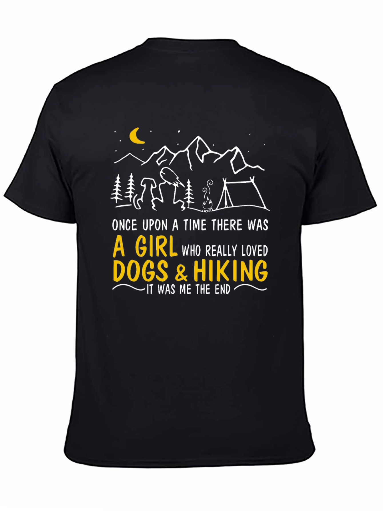 Dog & Hiking Lover Graphic Tee