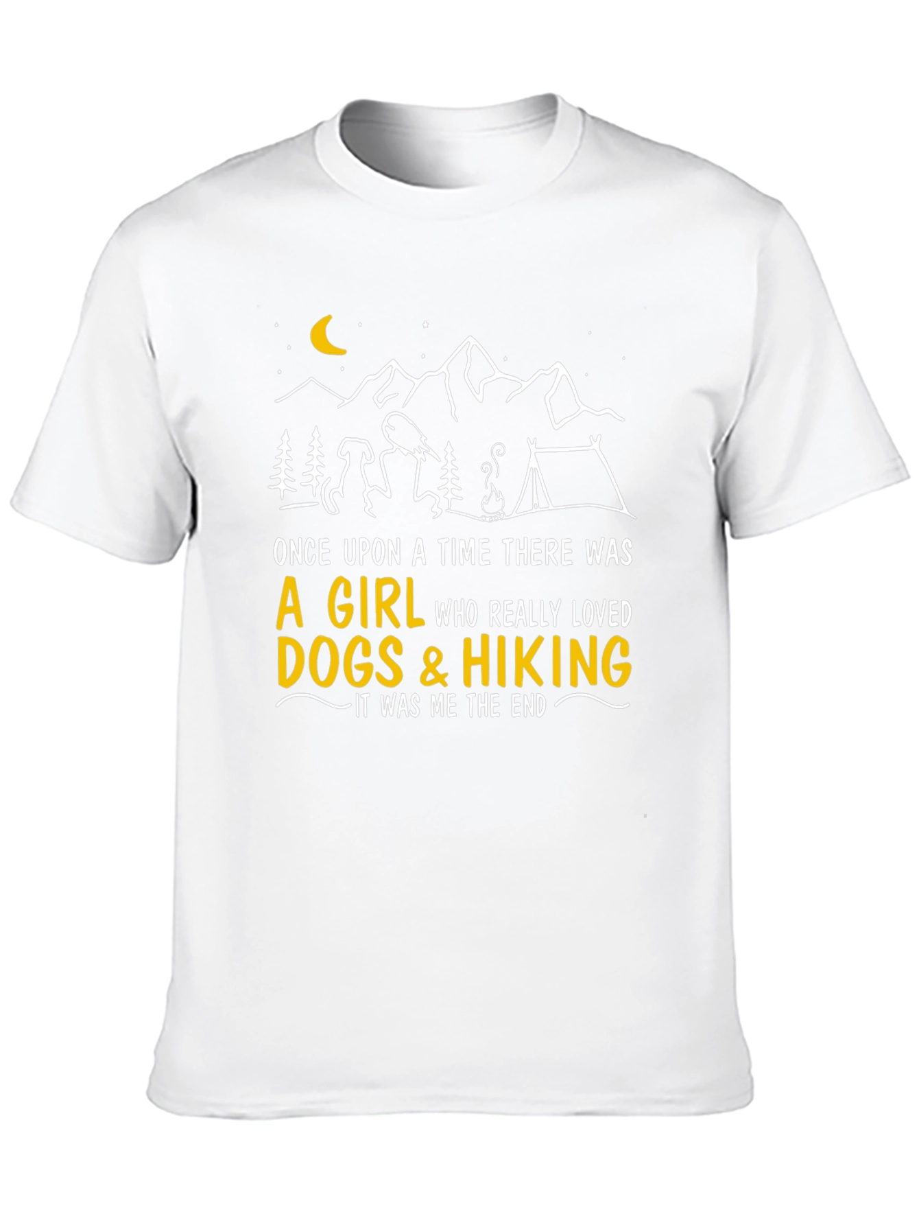 Dog & Hiking Lover Graphic Tee