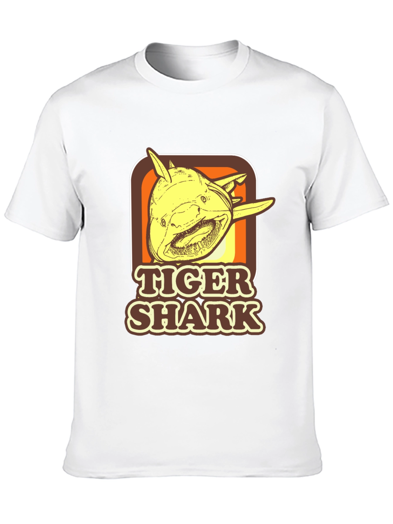 Tiger Shark Retro Graphic T-Shirt