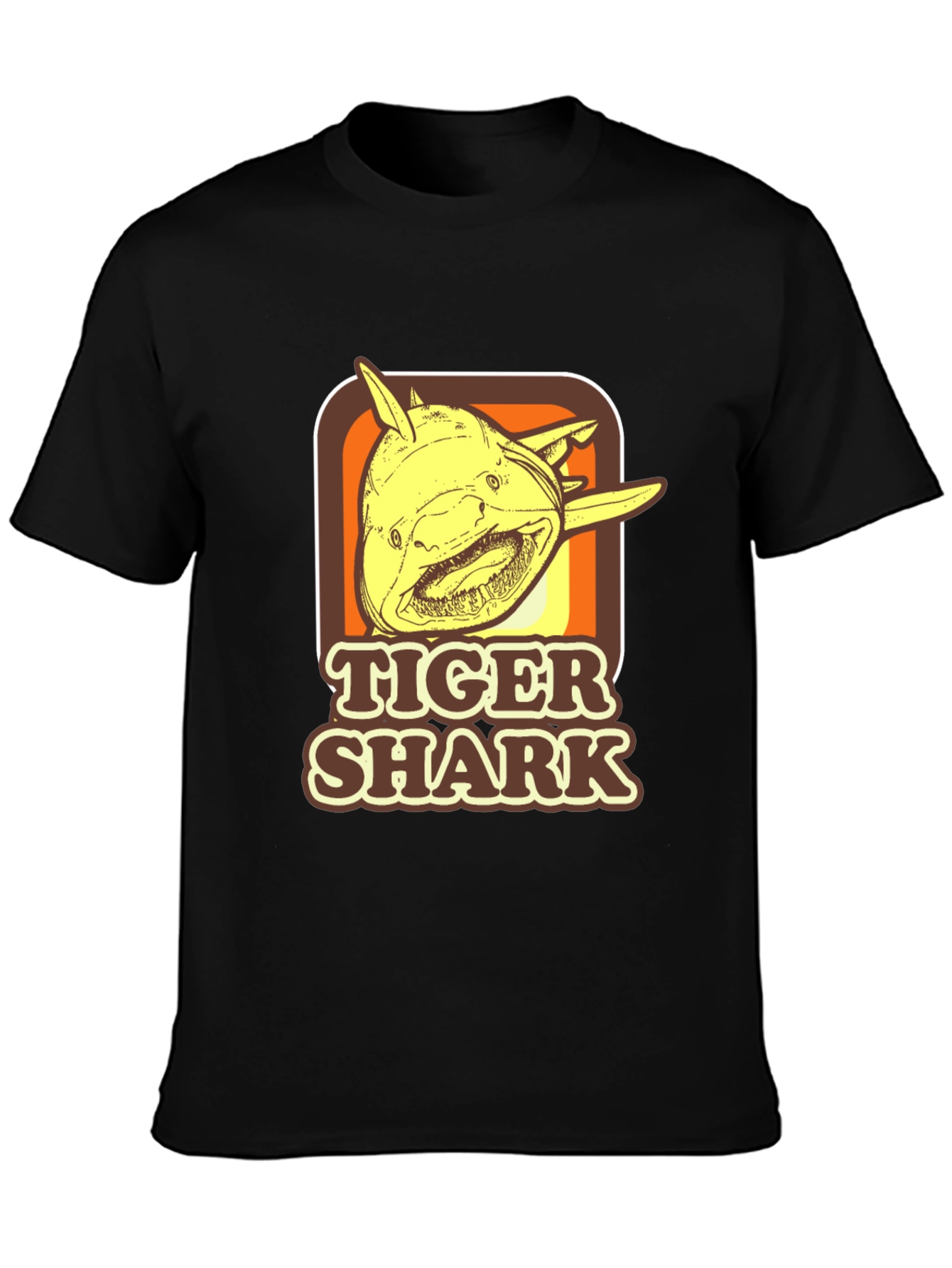 Tiger Shark Retro Graphic T-Shirt