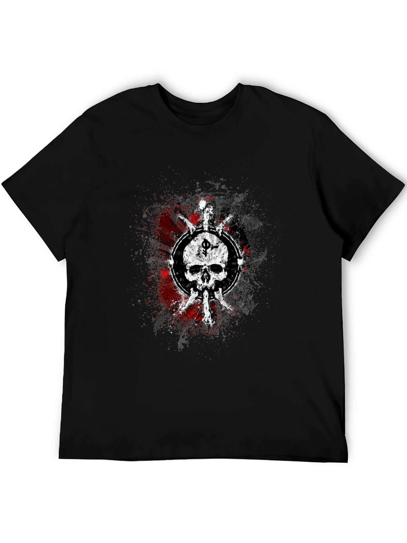 Skull & Dagger Graphic Tee - Black