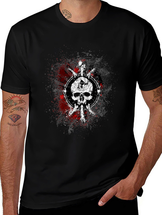 Skull & Dagger Graphic Tee - Black