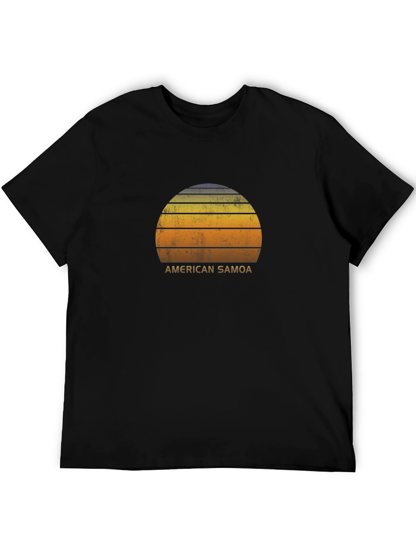 American Samoa Sunset Graphic T-Shirt