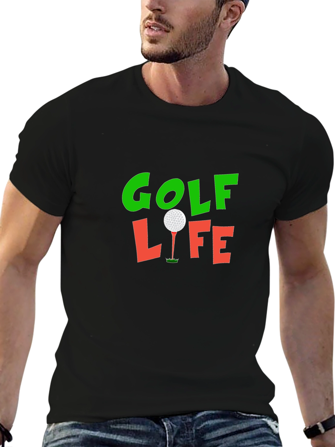 Golf Life Graphic T-Shirt - Black
