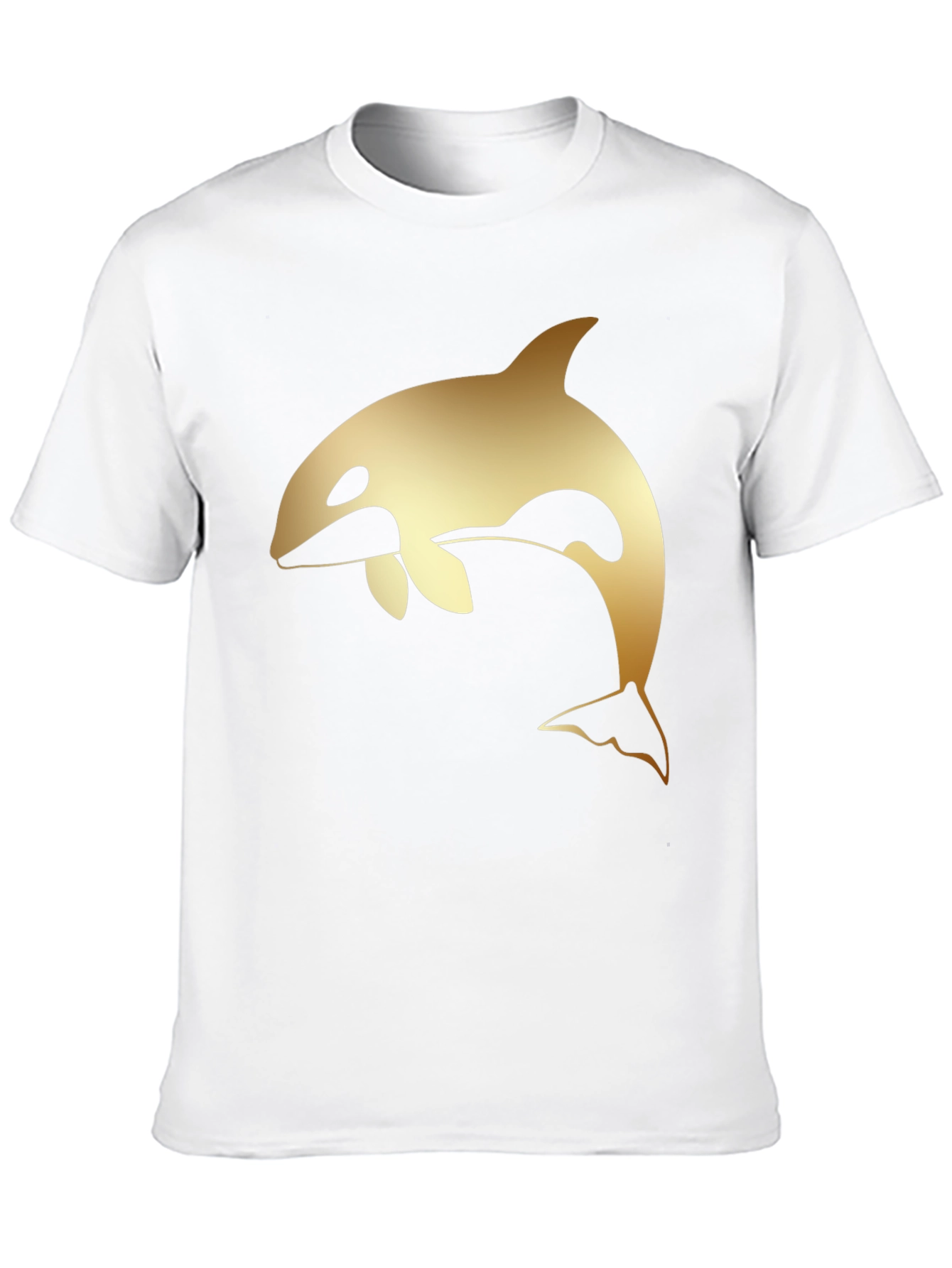 Orca Graphic Tee - Stylish Black Cotton T-Shirt