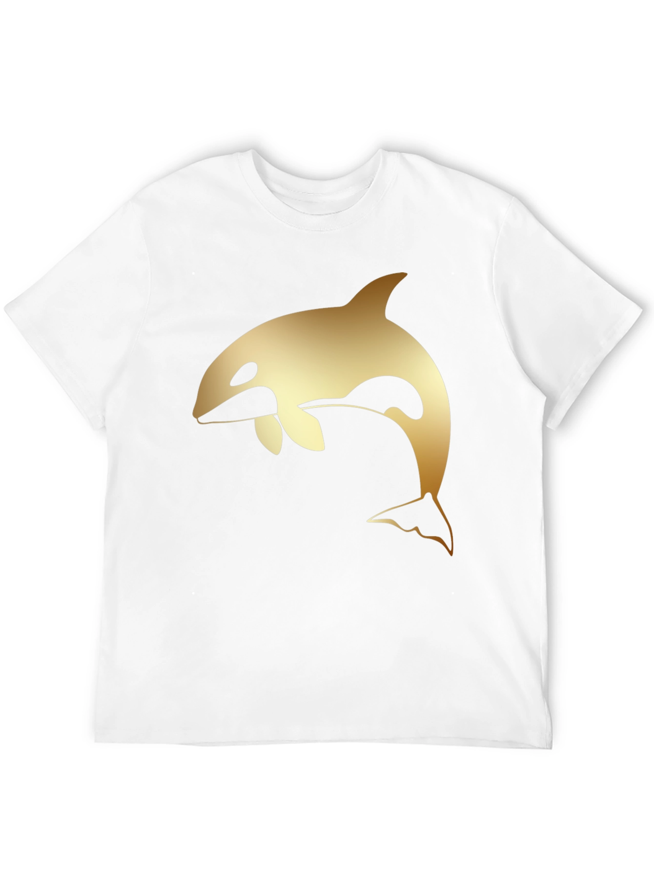 Orca Graphic Tee - Stylish Black Cotton T-Shirt
