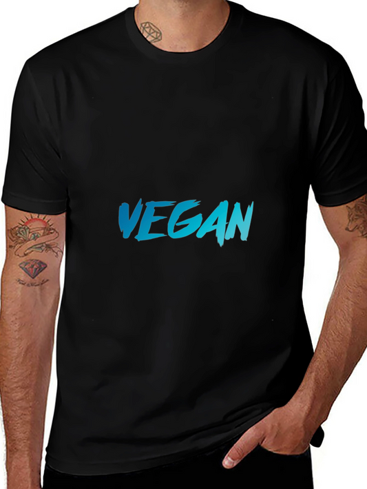 Vegan Black T-Shirt - Stylish & Comfortable