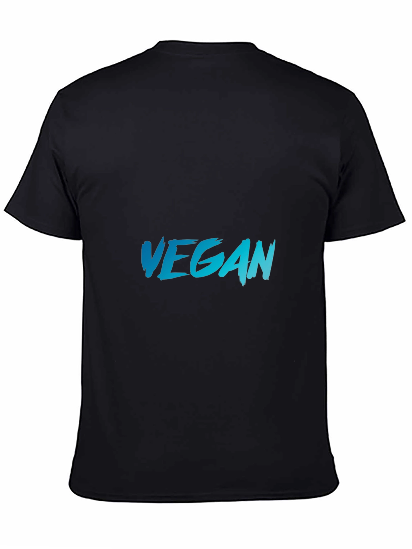 Vegan Black T-Shirt - Stylish & Comfortable