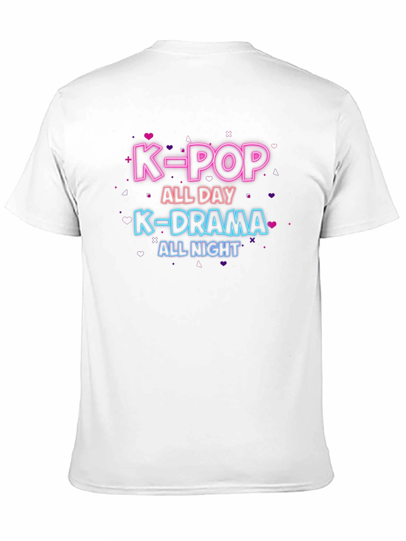 K-Pop All Day K-Drama All Night Black T-Shirt
