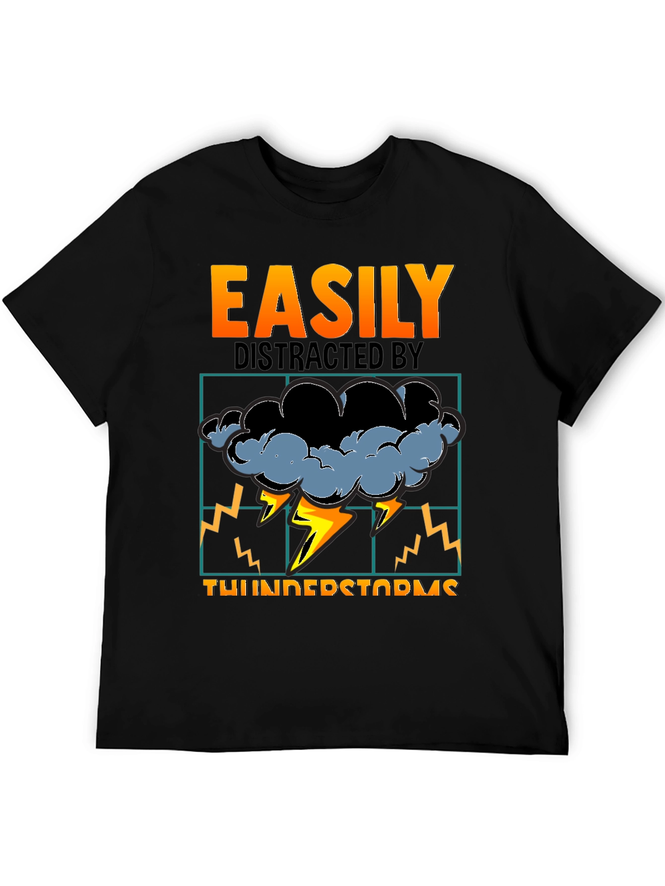 Easily Distracted By Thunderstorms T-Shirt