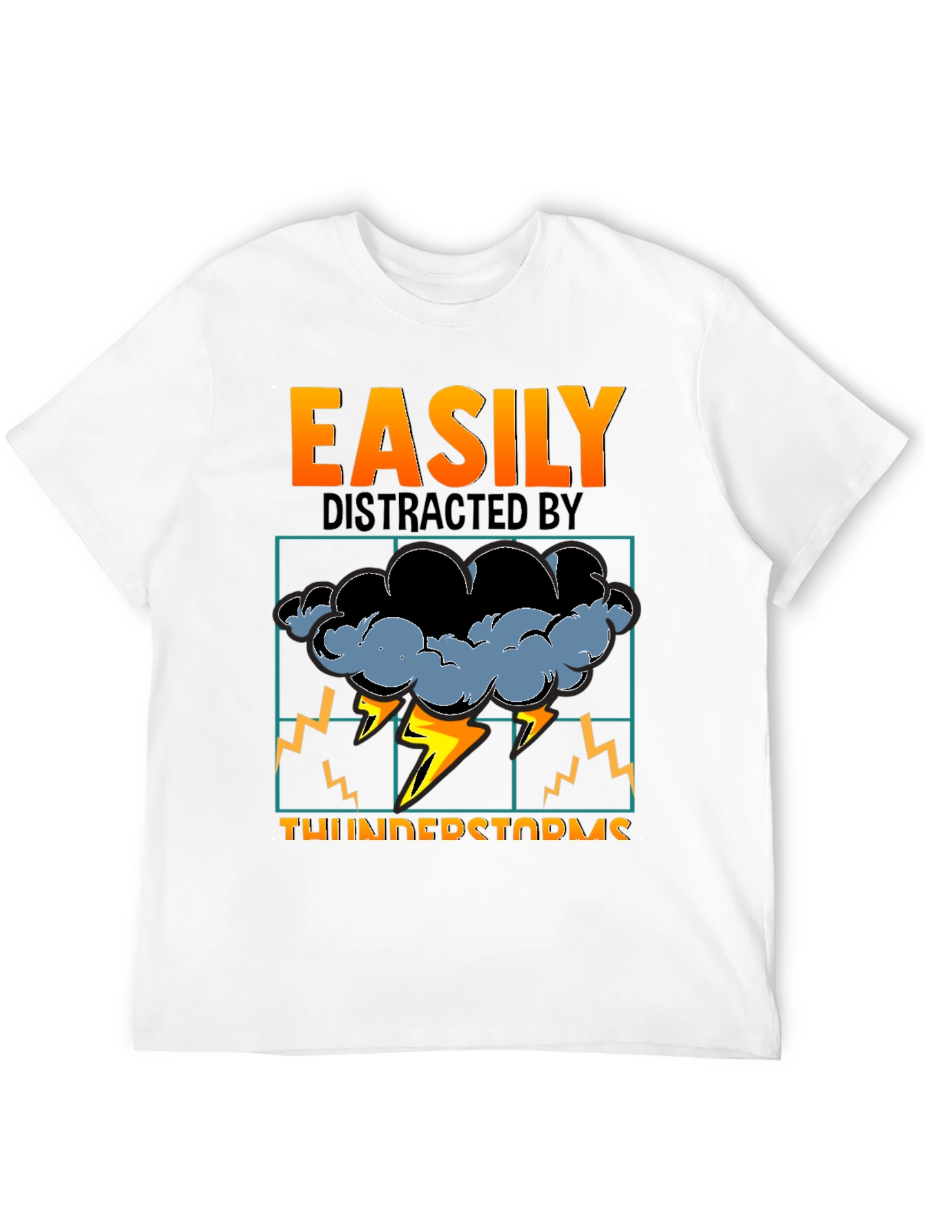 Easily Distracted By Thunderstorms T-Shirt