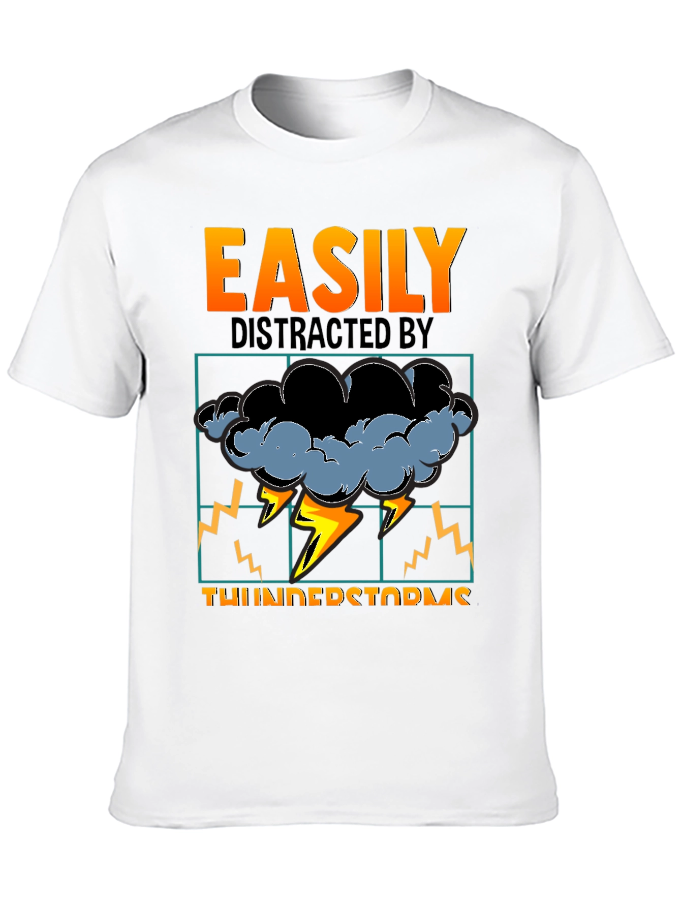 Easily Distracted By Thunderstorms T-Shirt