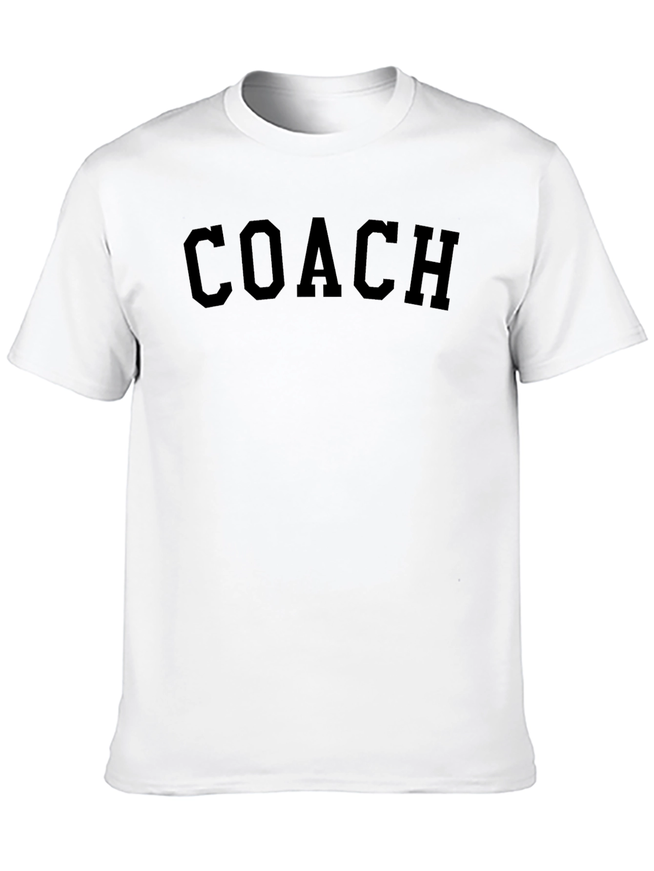 Mens Coach Graphic T-Shirt - Black