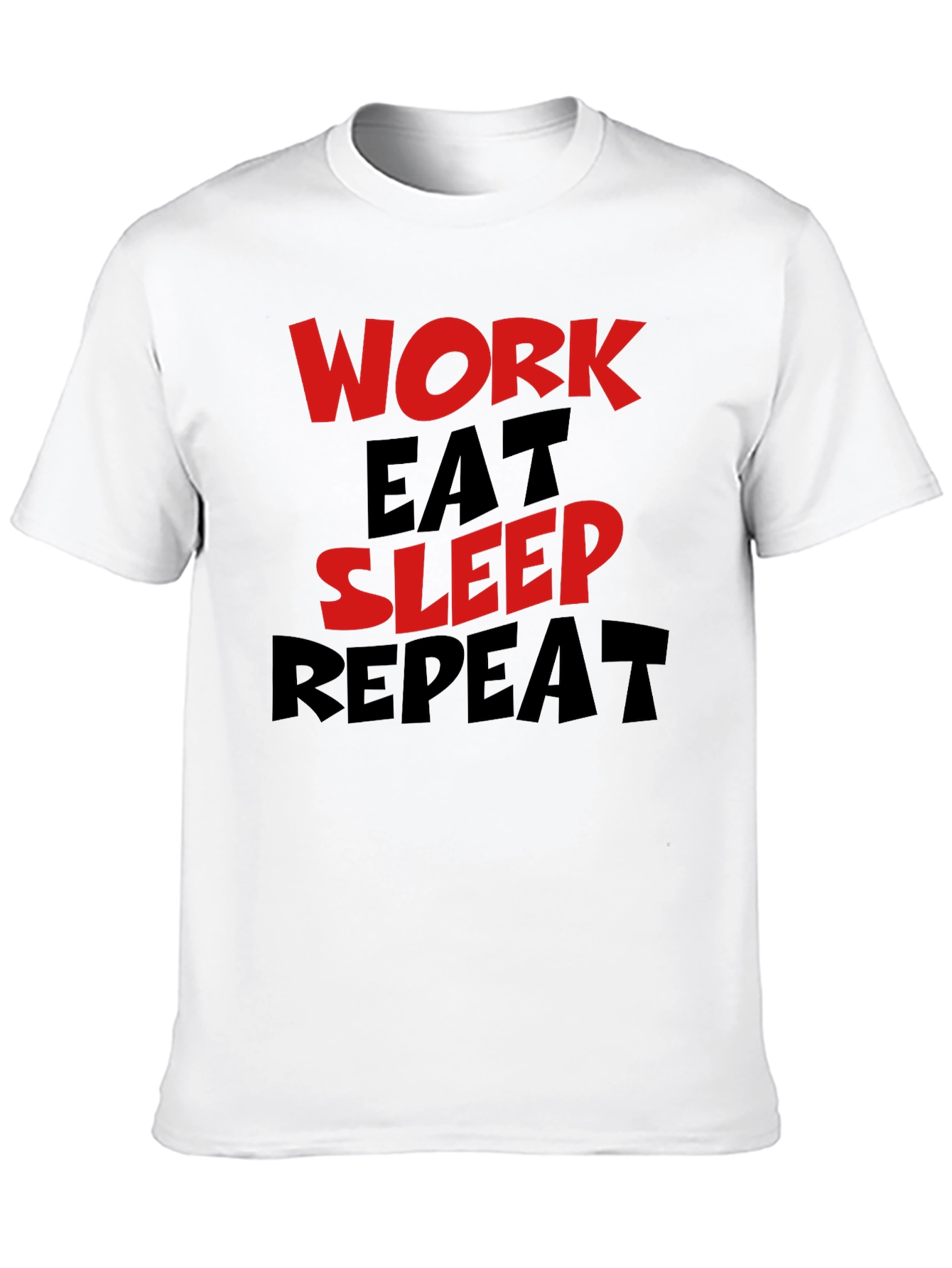 Work Eat Sleep Repeat Graphic Tee