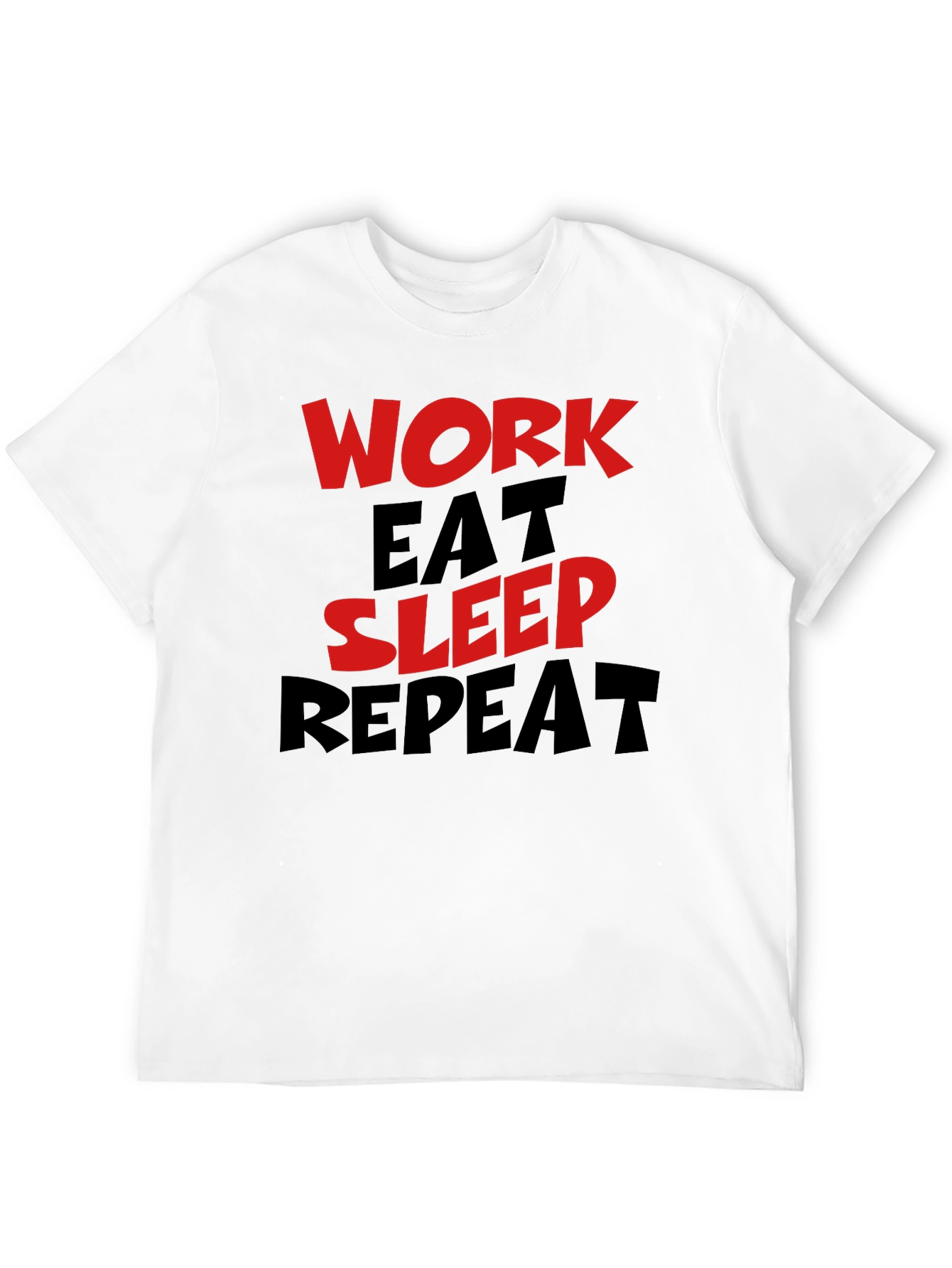Work Eat Sleep Repeat Graphic Tee