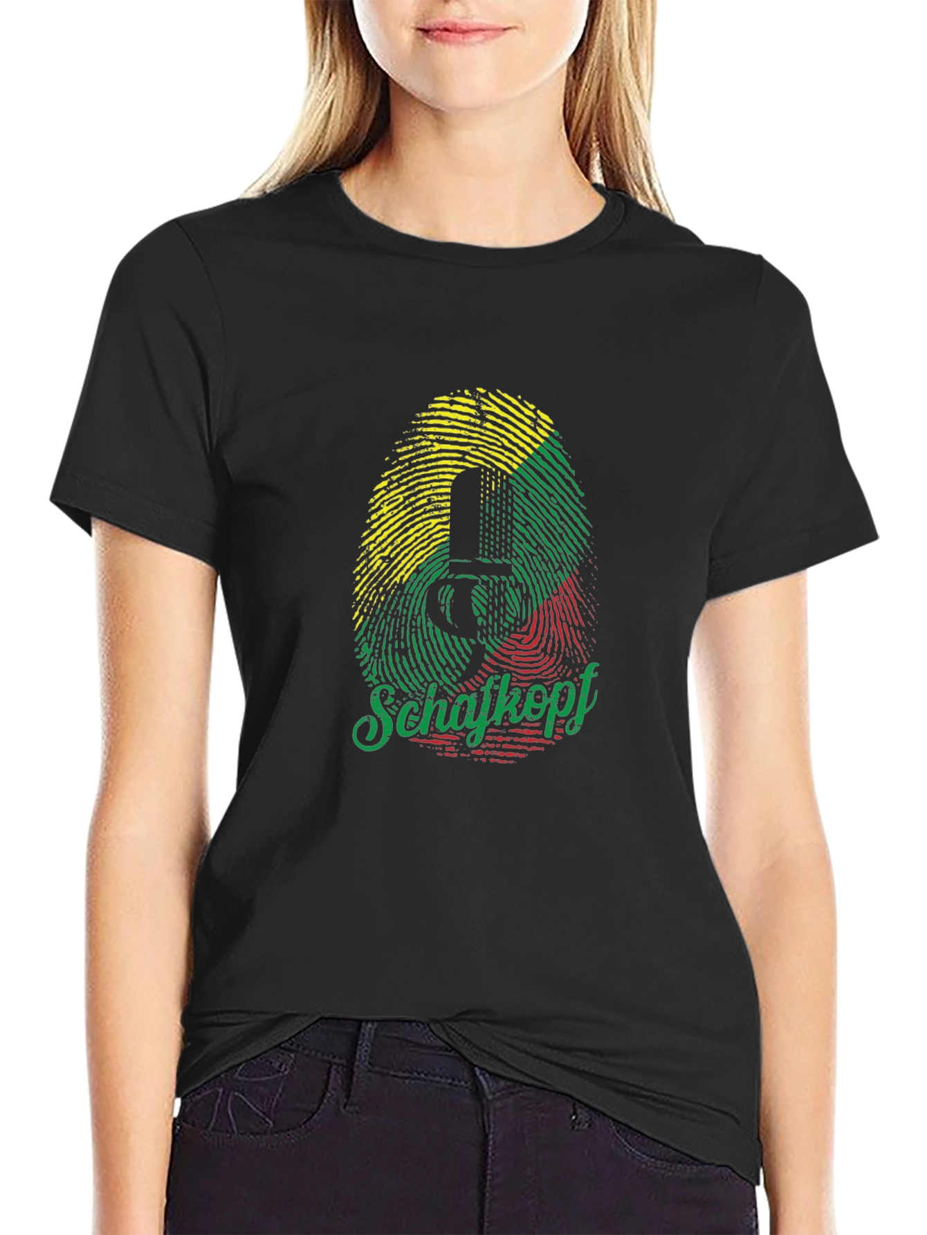 Schaftkopf Fingerprint T-Shirt - German Card Game Tee