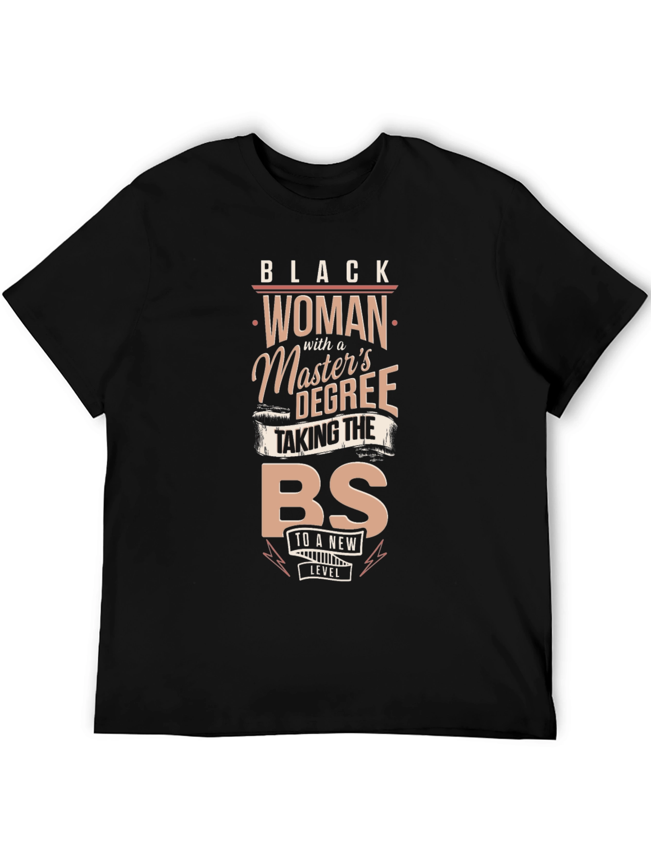 Black Woman with a Masters Degree T-Shirt