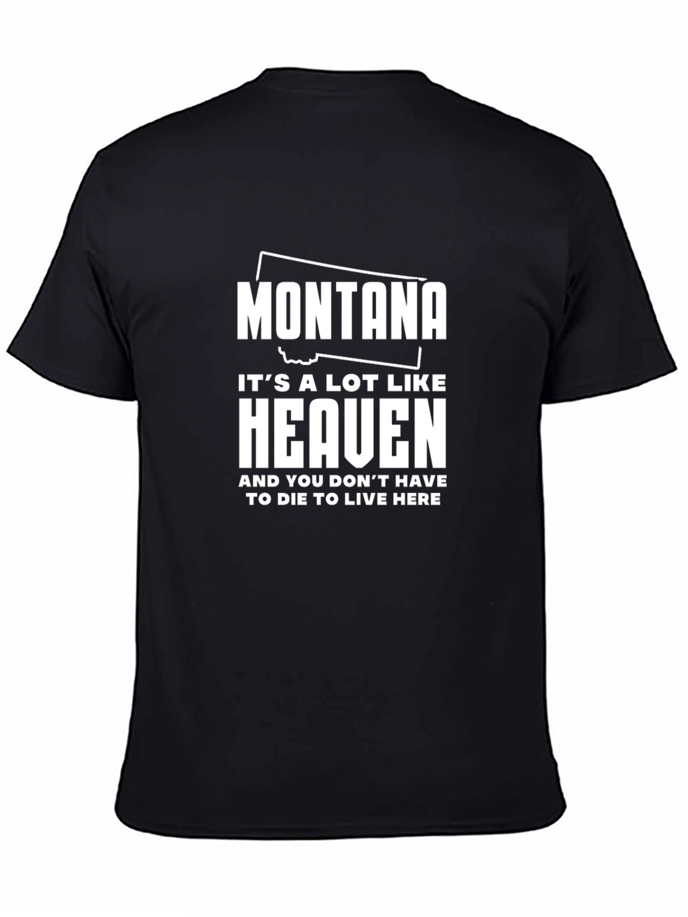 Montana Heaven Graphic T-Shirt - Black