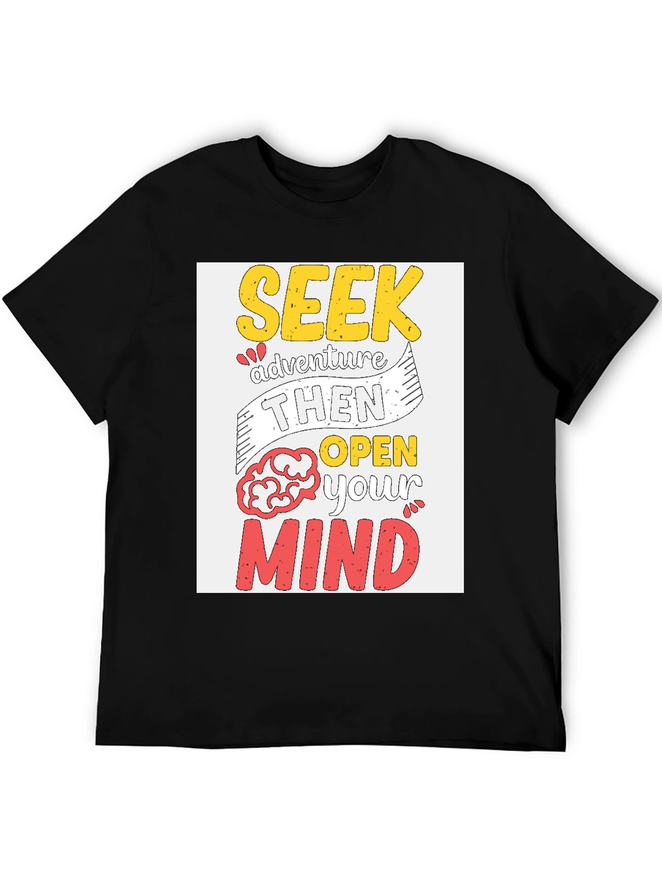 Seek Adventure T-Shirt - Motivational Graphic Tee