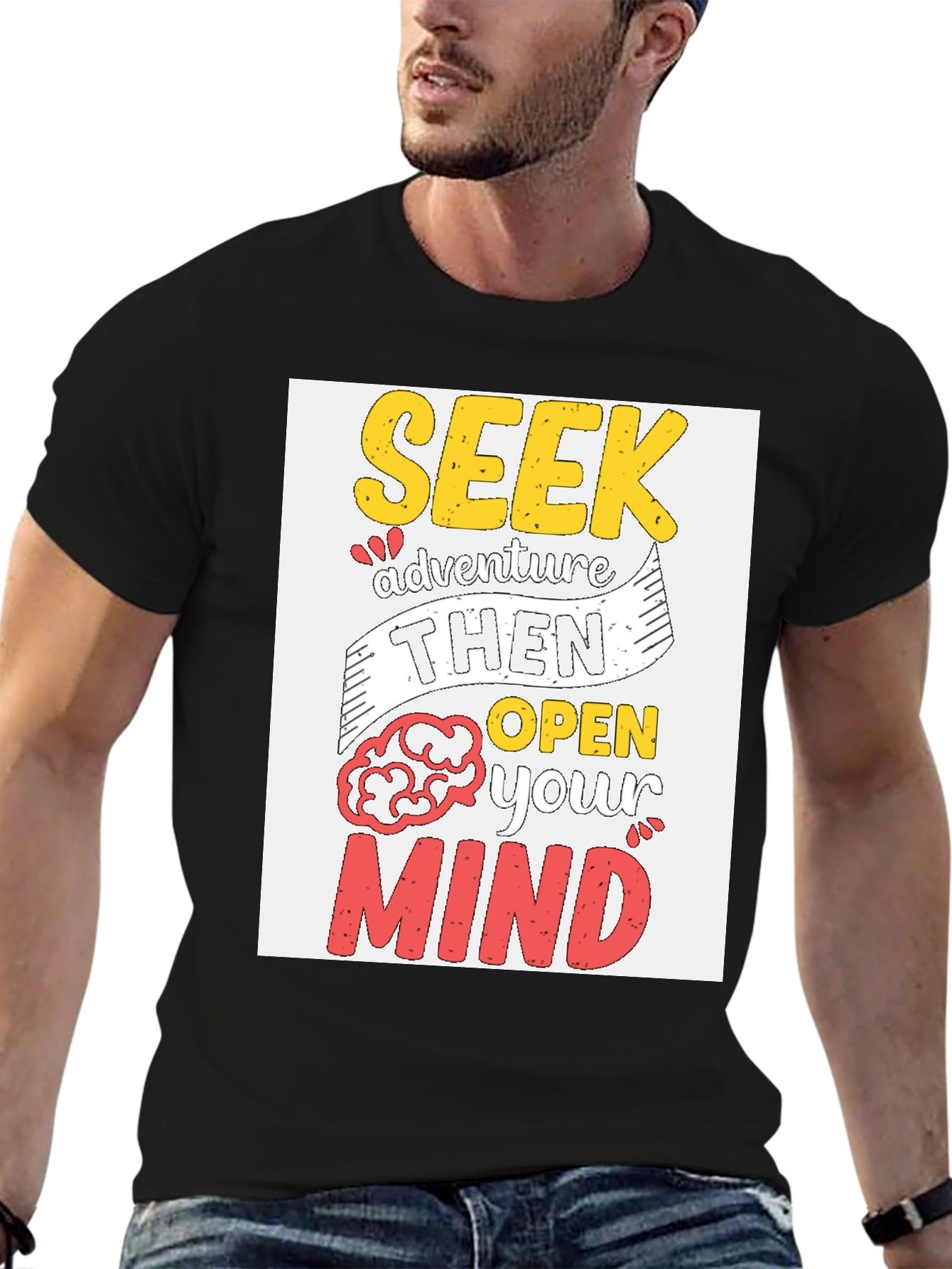 Seek Adventure T-Shirt - Motivational Graphic Tee