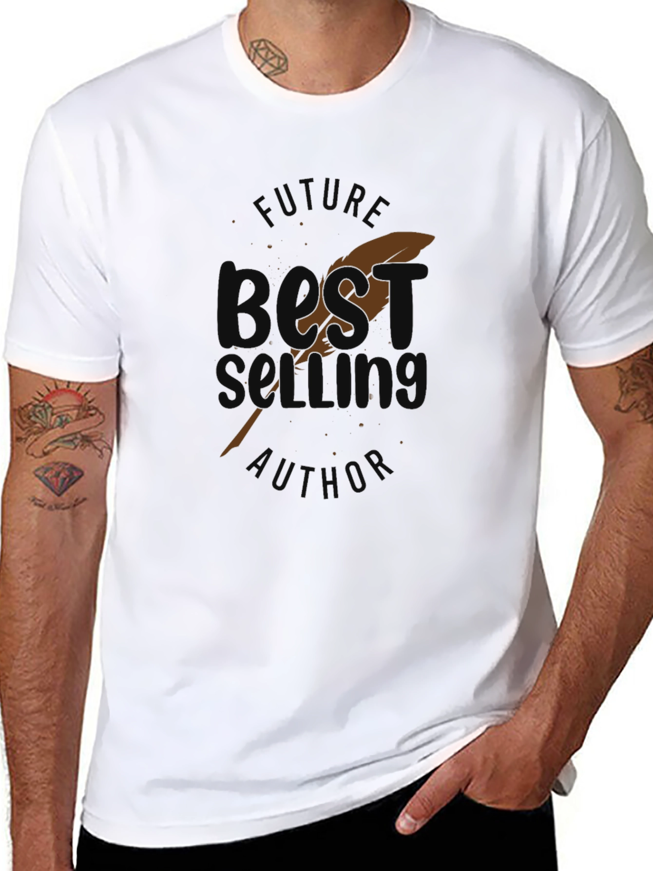 Future Best-Selling Author Graphic T-Shirt