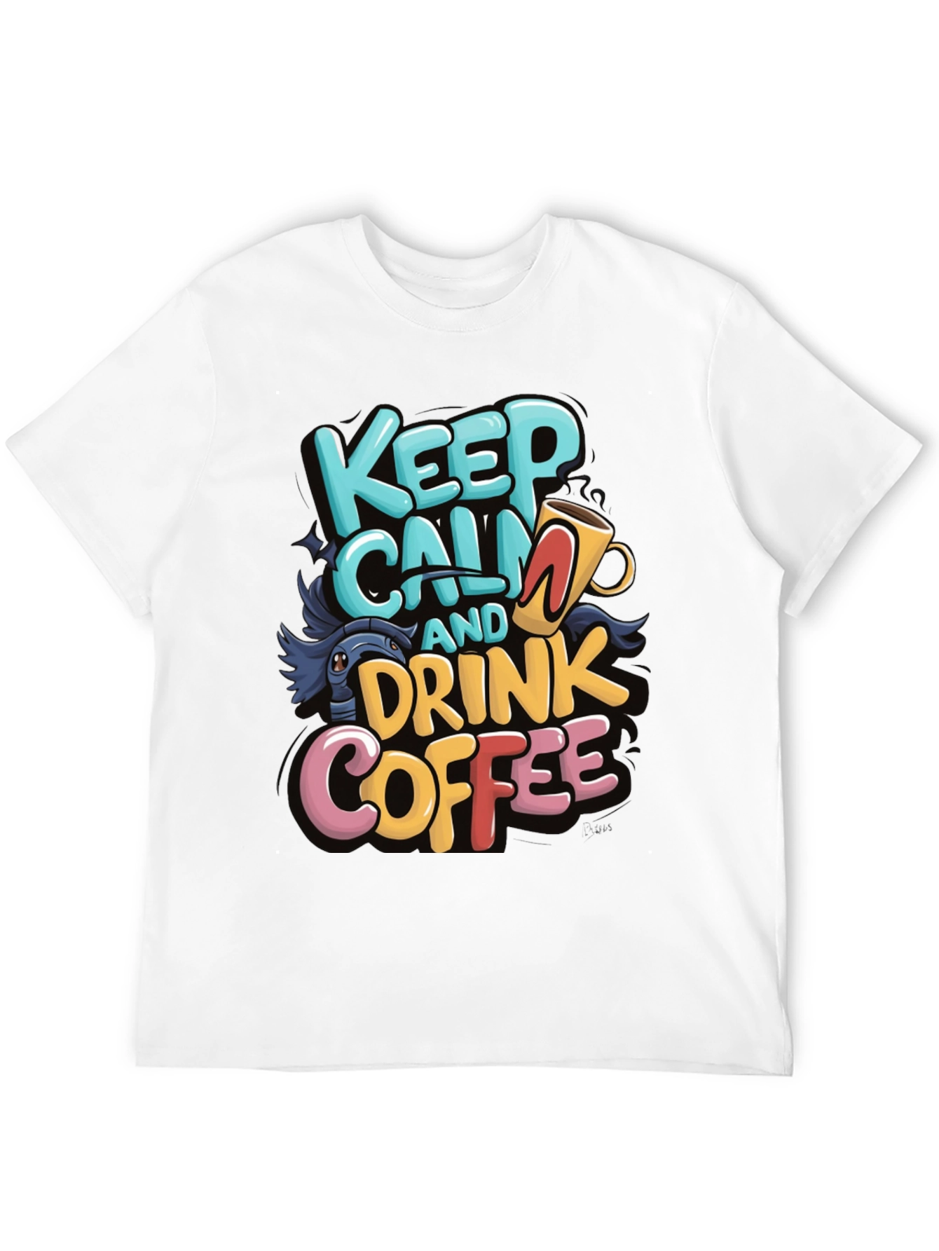 Keep Calm and Drink Coffee Graphic Tee