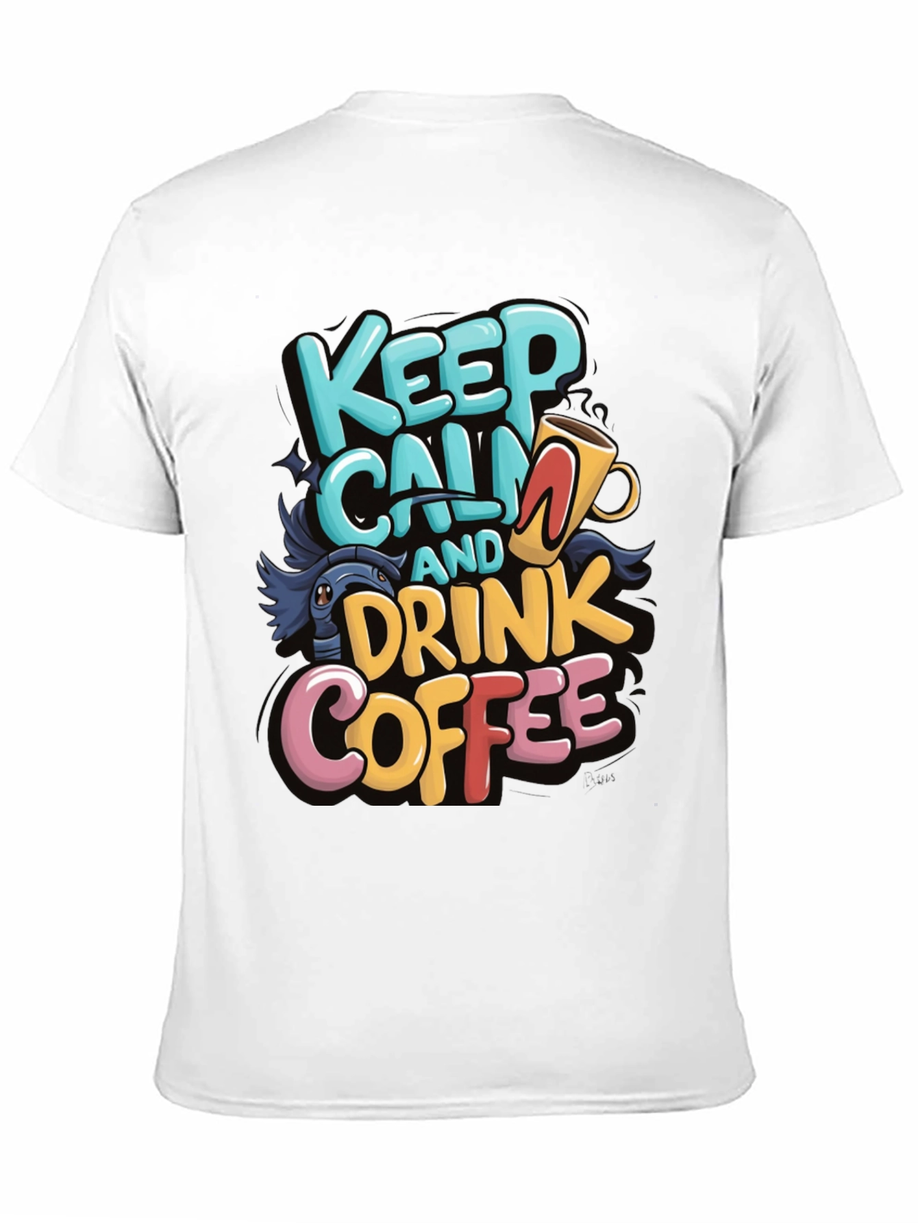 Keep Calm and Drink Coffee Graphic Tee