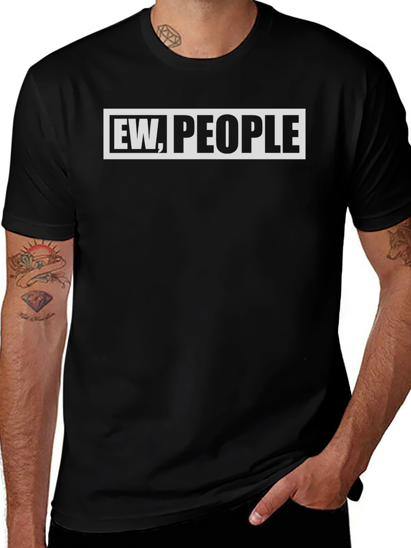 Ew People Funny Graphic T-Shirt - Unisex