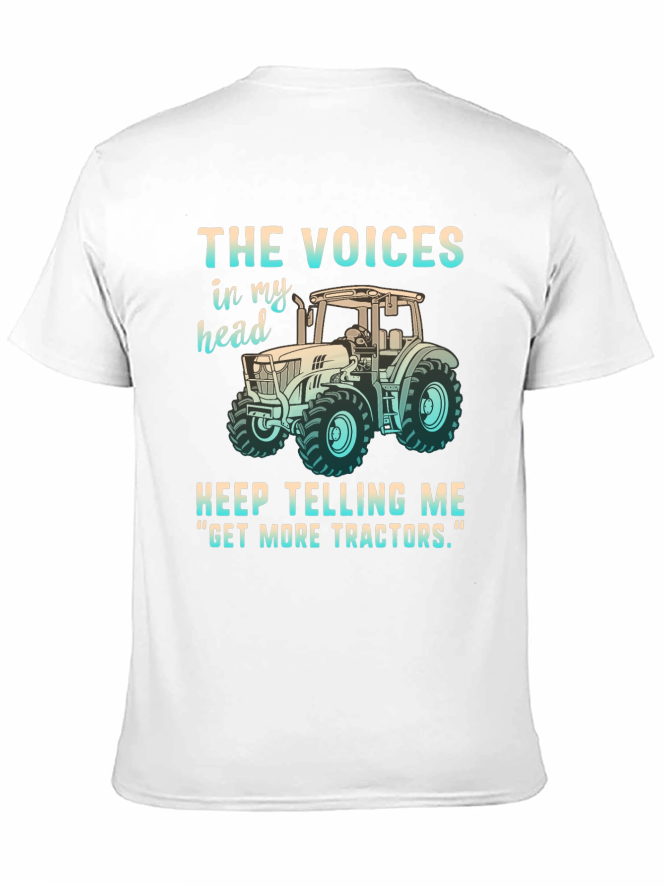 Funny Get More Tractors Graphic Tee