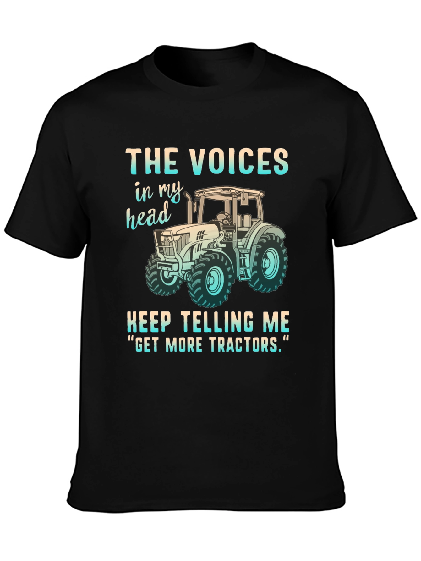 Funny Get More Tractors Graphic Tee