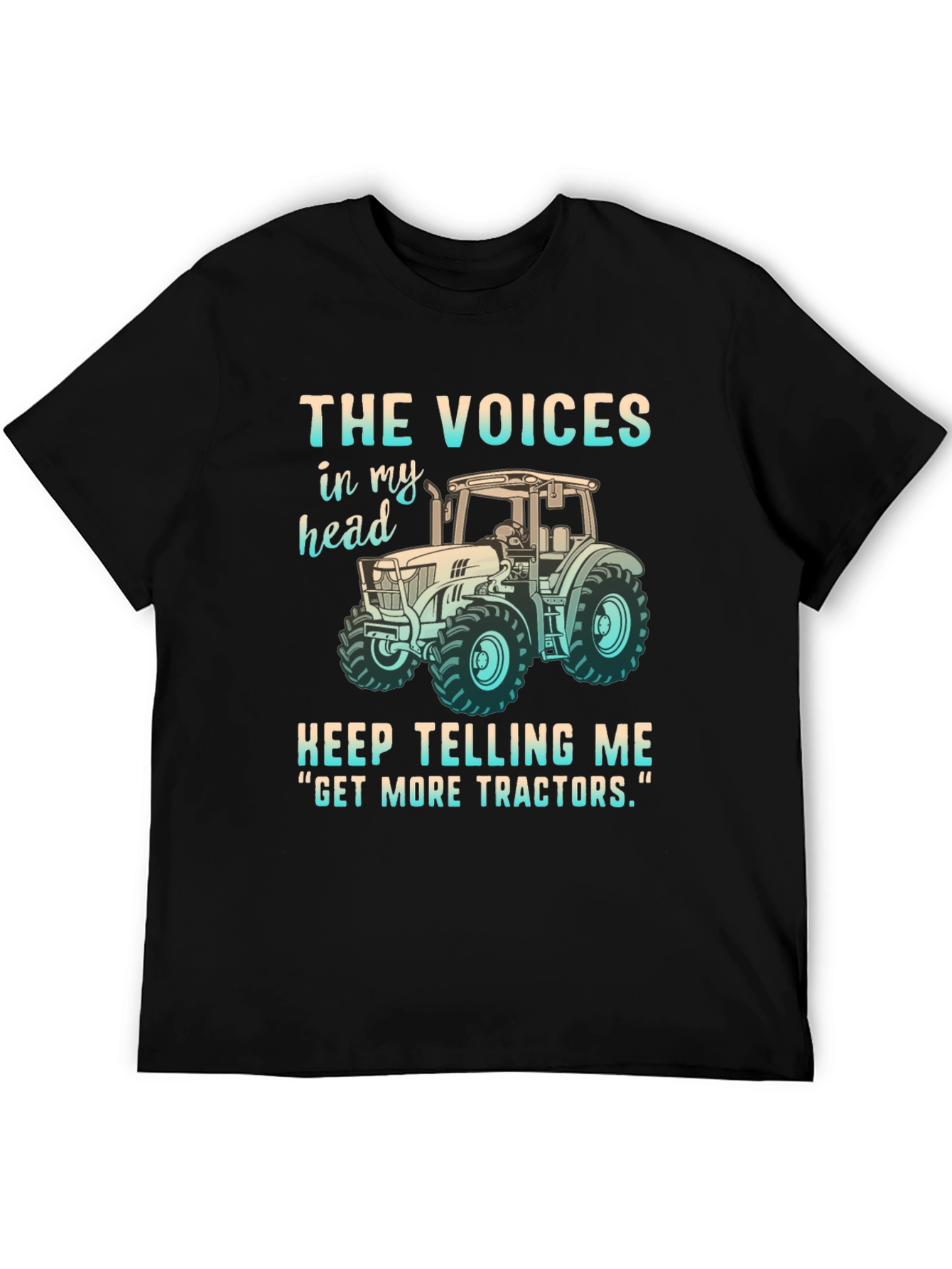 Funny Get More Tractors Graphic Tee