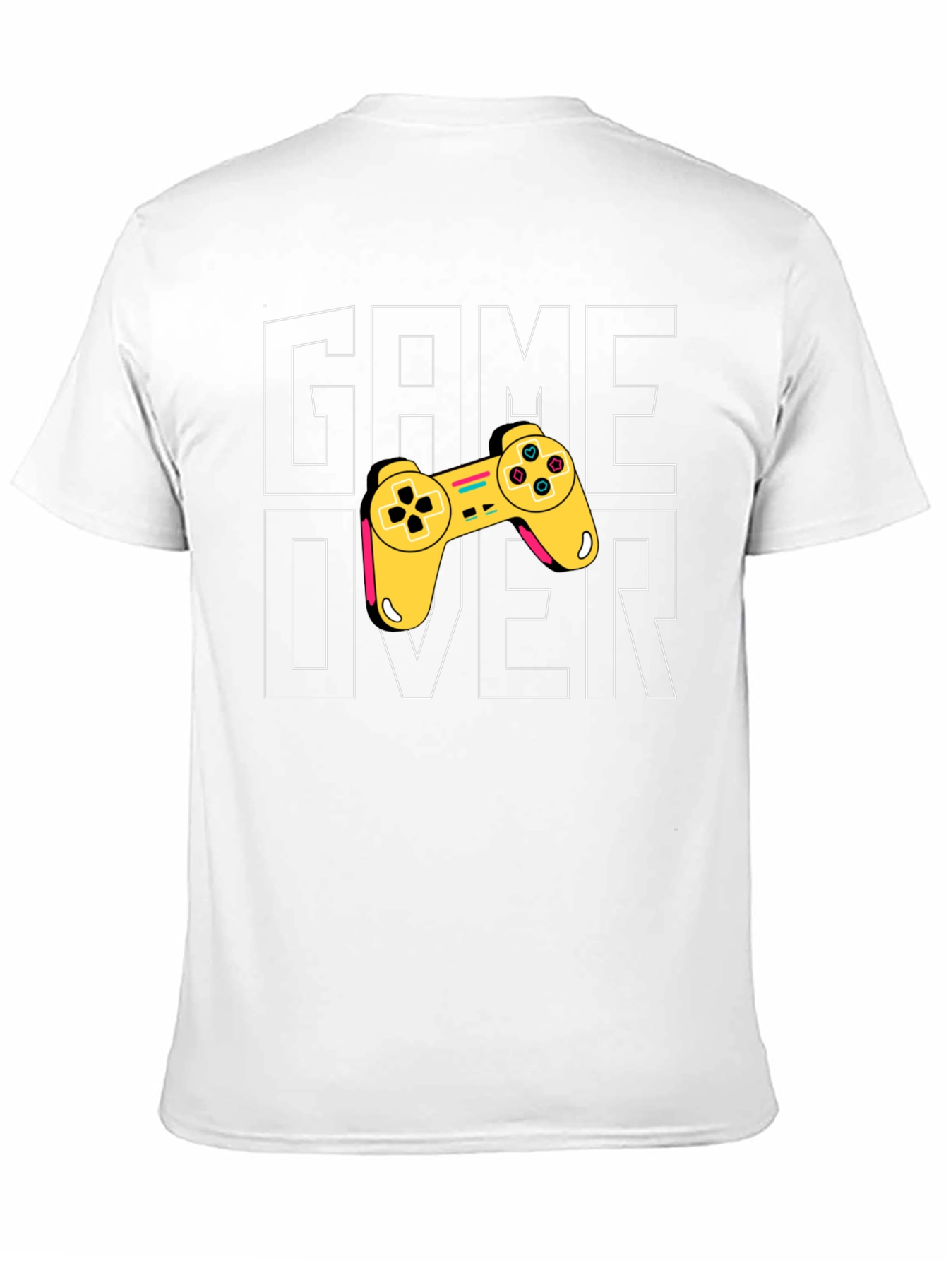 Game Over Graphic Print Tee - Gamer Style
