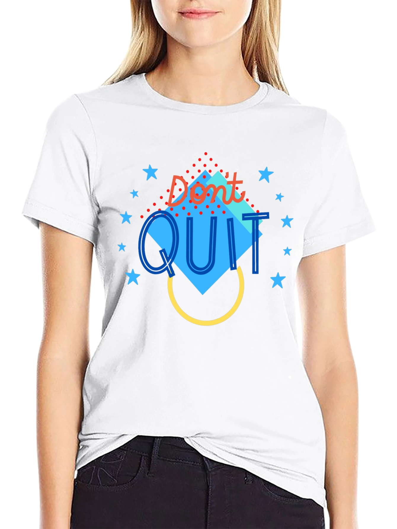 Dont Quit Motivational Graphic Tee