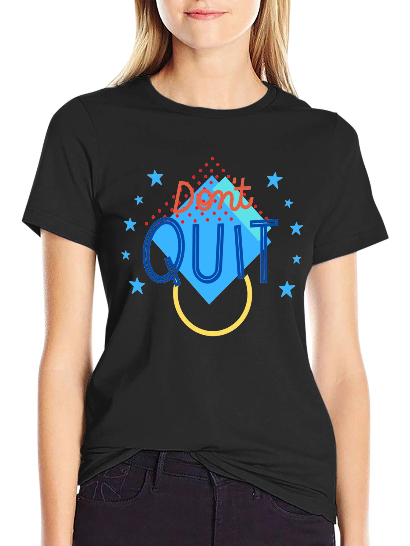 Dont Quit Motivational Graphic Tee