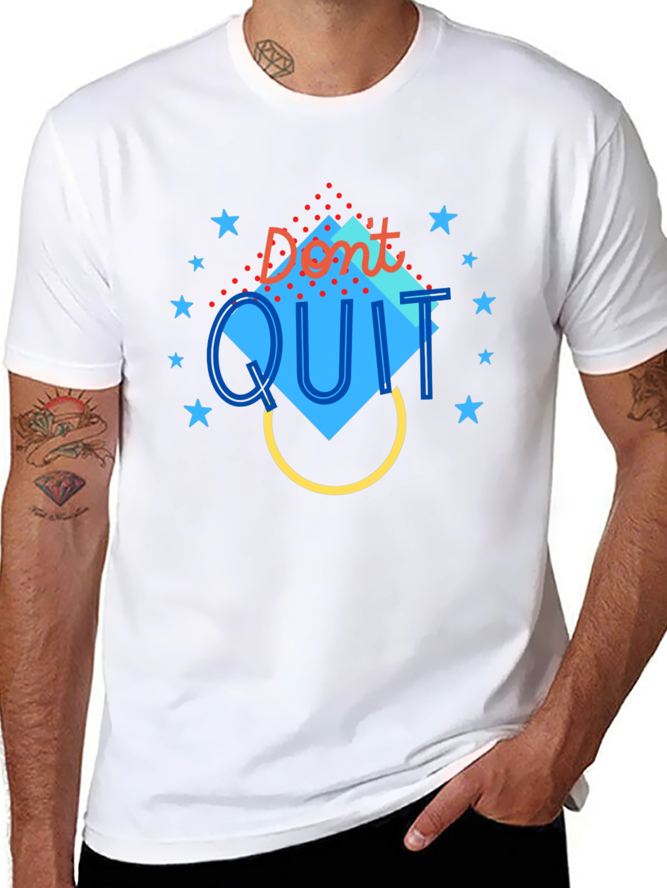 Dont Quit Motivational Graphic Tee