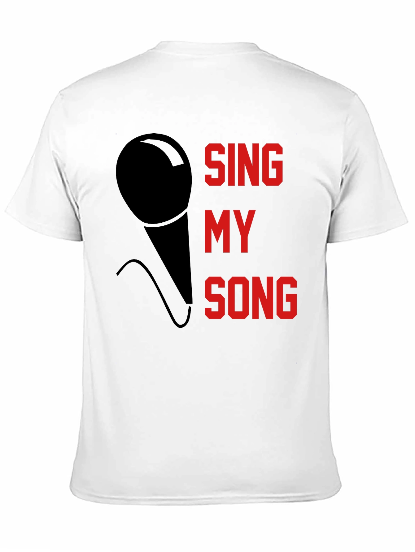 Sing My Song Graphic T-Shirt - Black