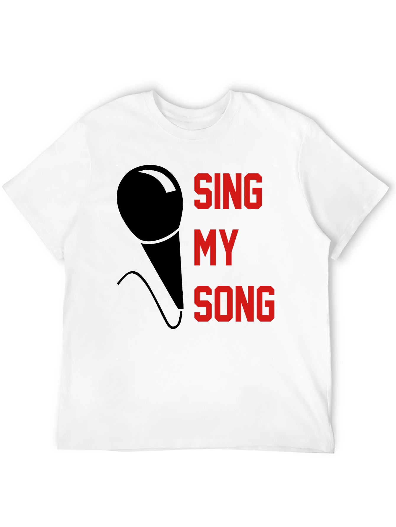 Sing My Song Graphic T-Shirt - Black
