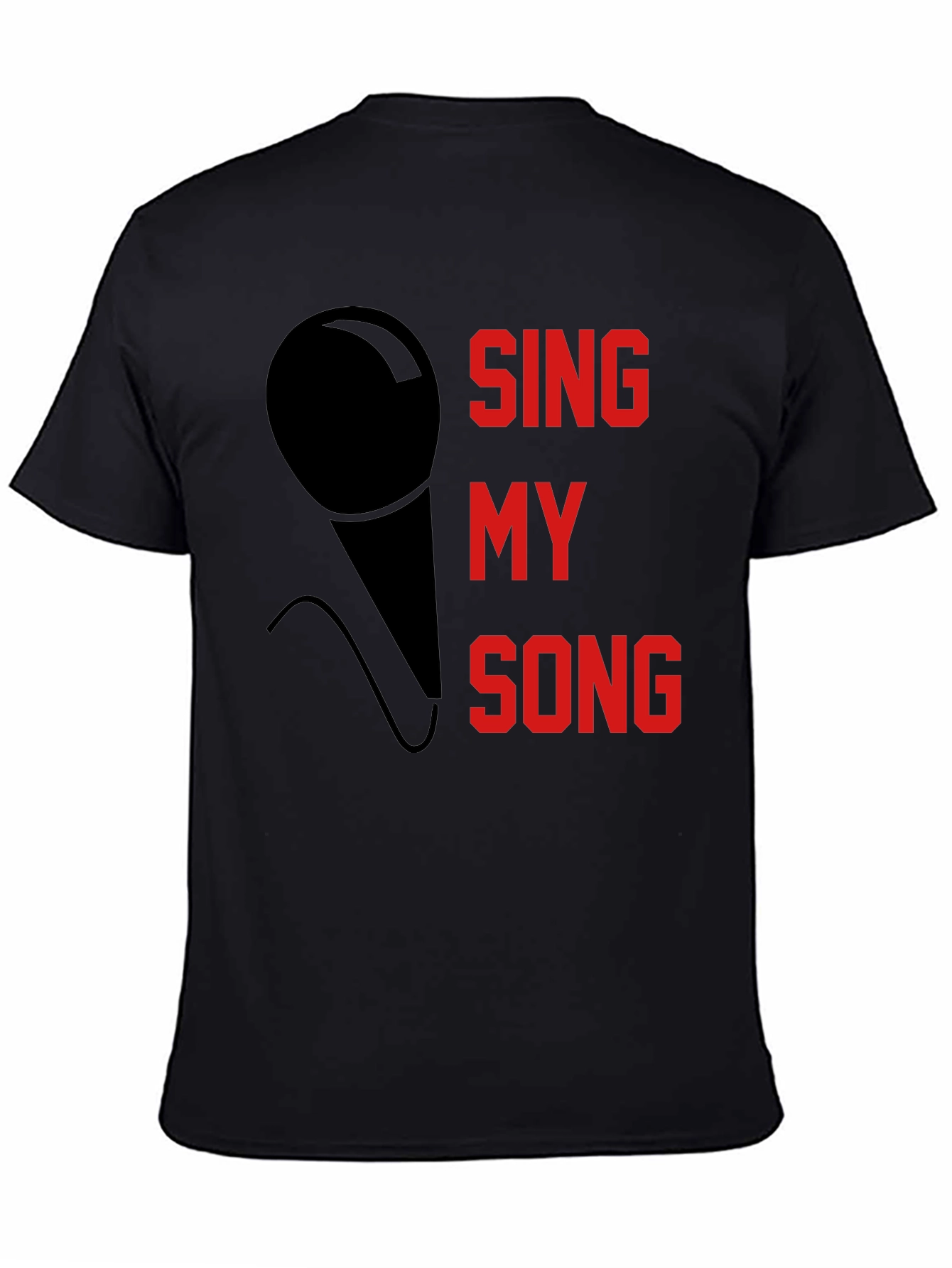 Sing My Song Graphic T-Shirt - Black