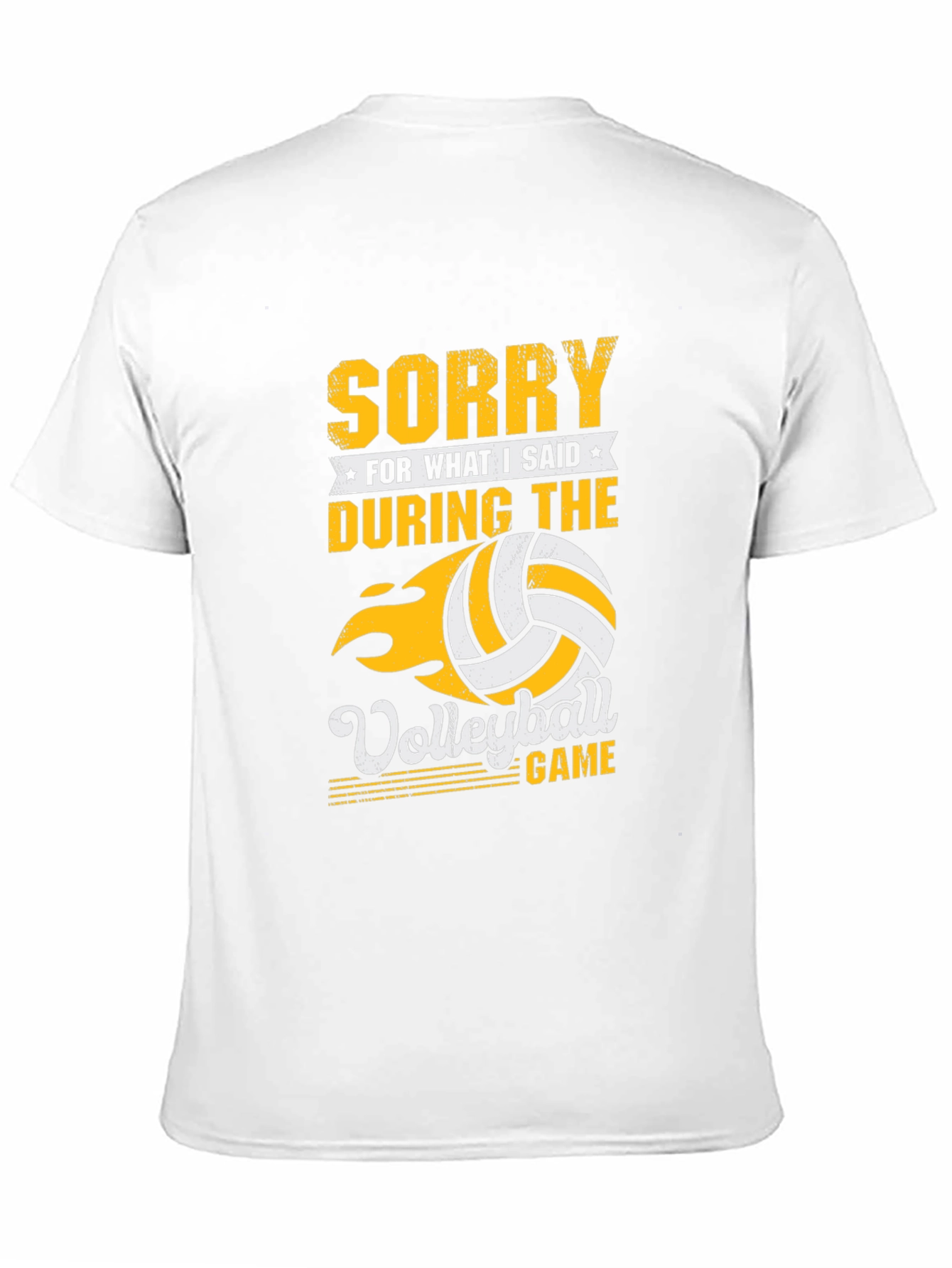 Volleyball Game Apology T-Shirt