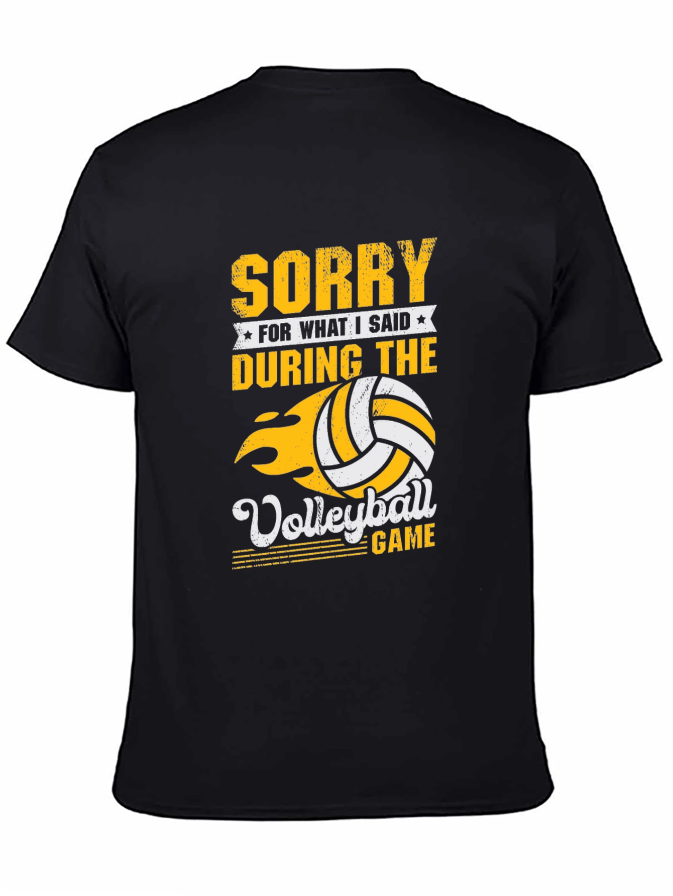 Volleyball Game Apology T-Shirt